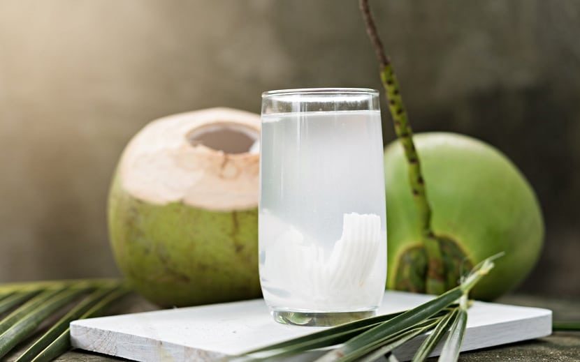 Filtered coconut water as one product outlet
